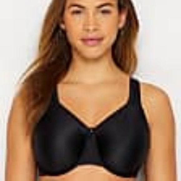 NWOT Wacoal 34G Black Every Day Beauty Minimizer Bra - Picture 4 of 12